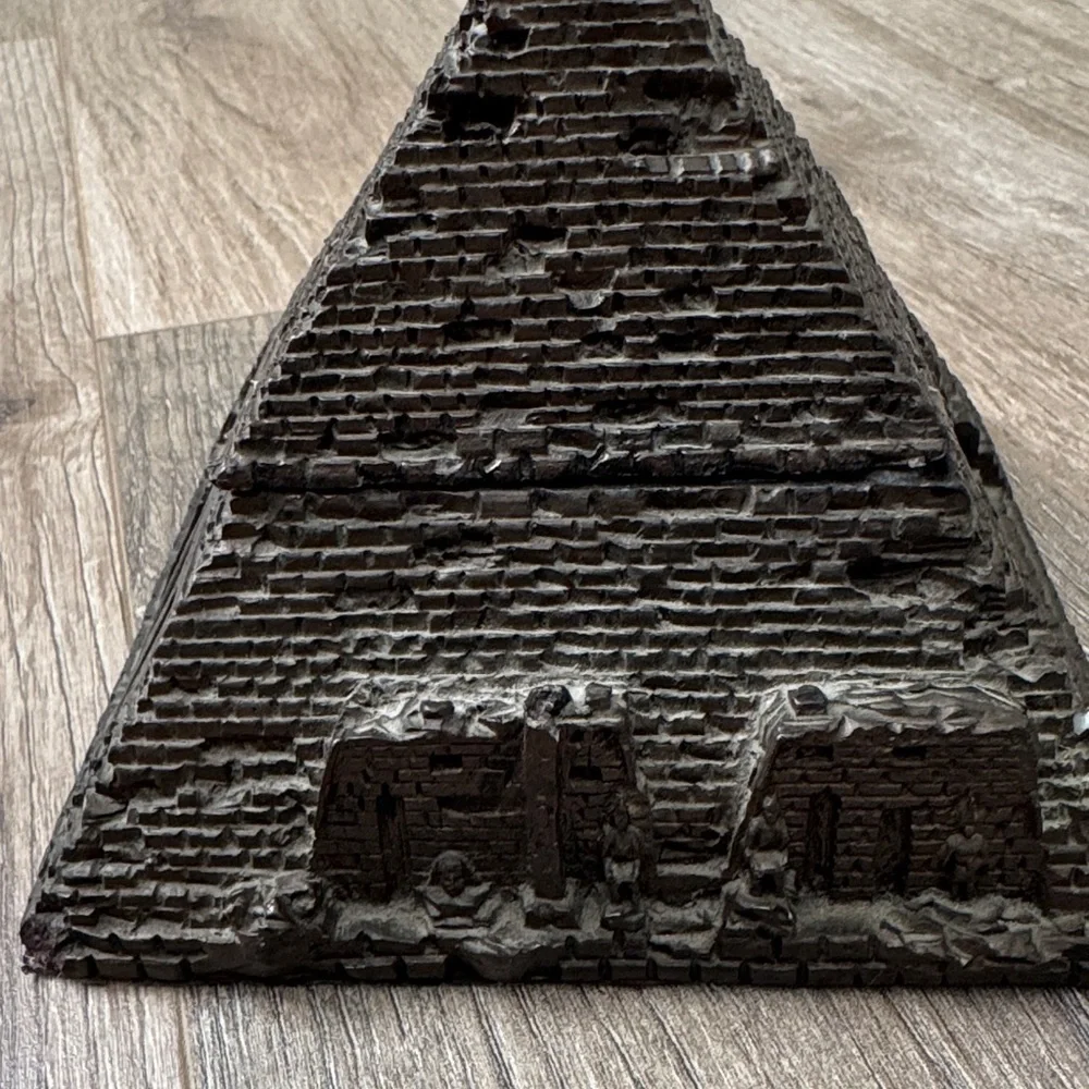 Egyptian Pyramid Decorative Jewelry Box Pyramid with Eye of Horus